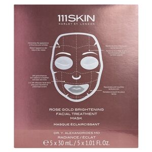111Skin Rose Gold Brightening Facial Treatment Mask 5 Pack (expired in 2021)